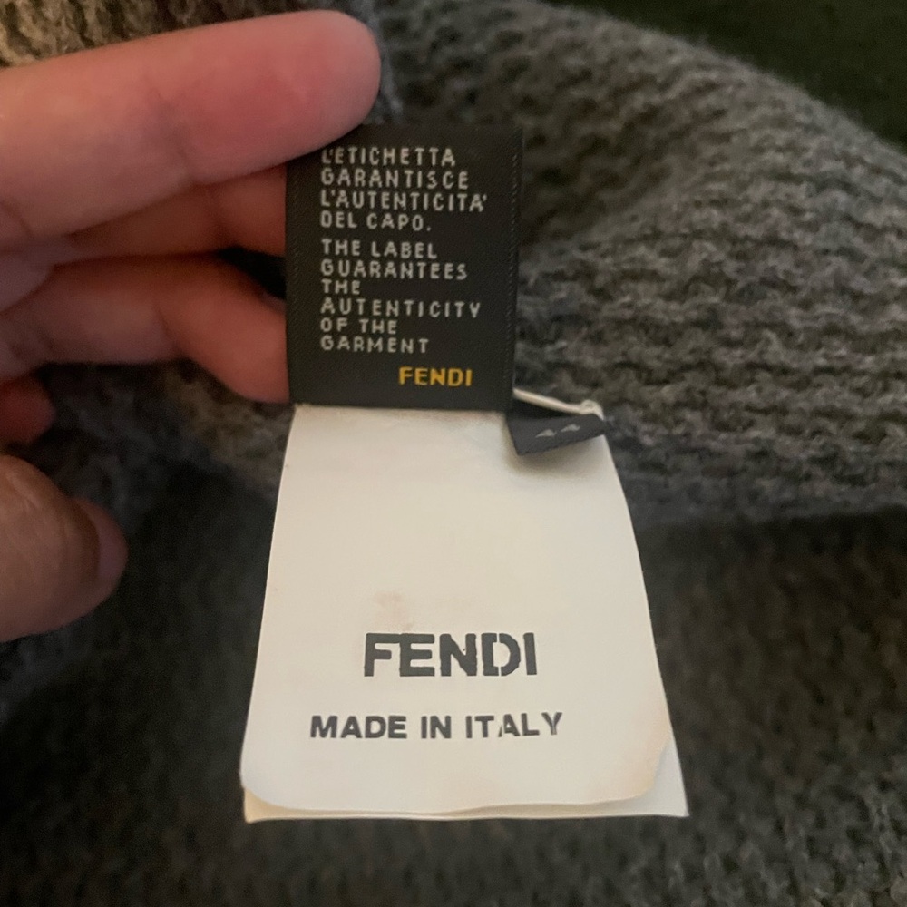Fendi Gray Dress- Size 44 - Picture 5 of 6